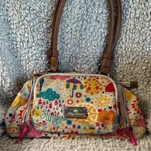Lily Bloom Sunshine Pattern Shoulder Bag